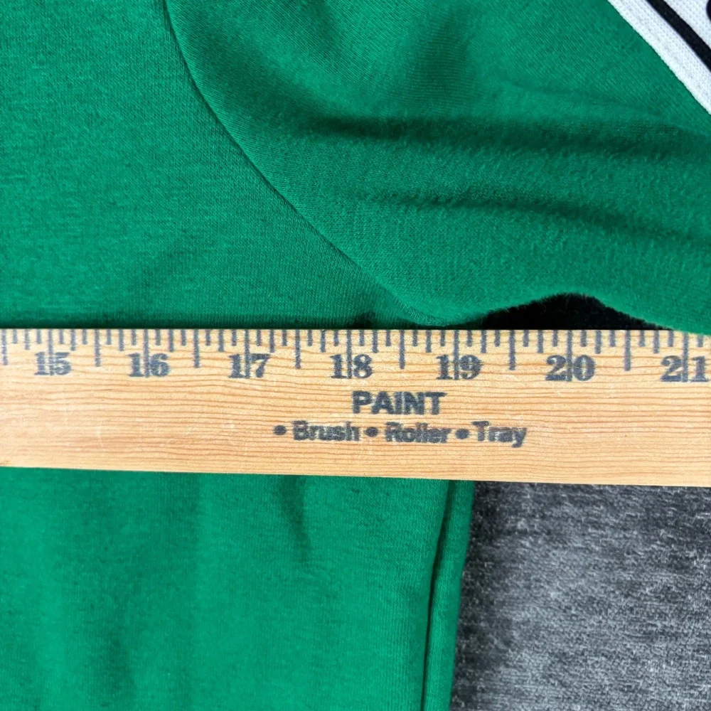 Guess Los Angeles Green Crewneck Sweatshirt Logo Tape Sleeve Mens S Y2K Preppy